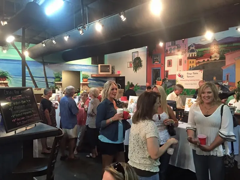 Guests enjoying the annual Casino Night